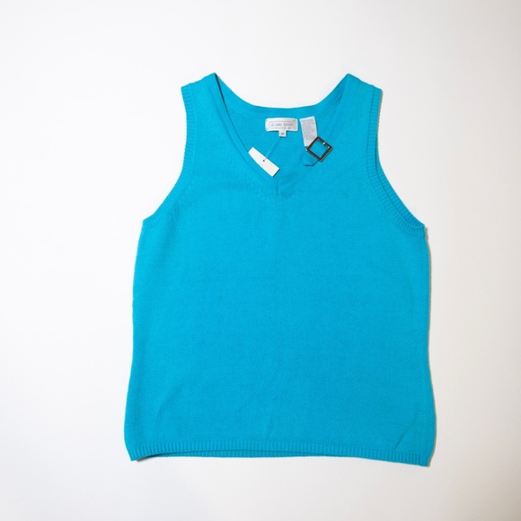 Vintage (NWT) Jeanne Pierre Sweater Tank Top - Picture 1 of 5